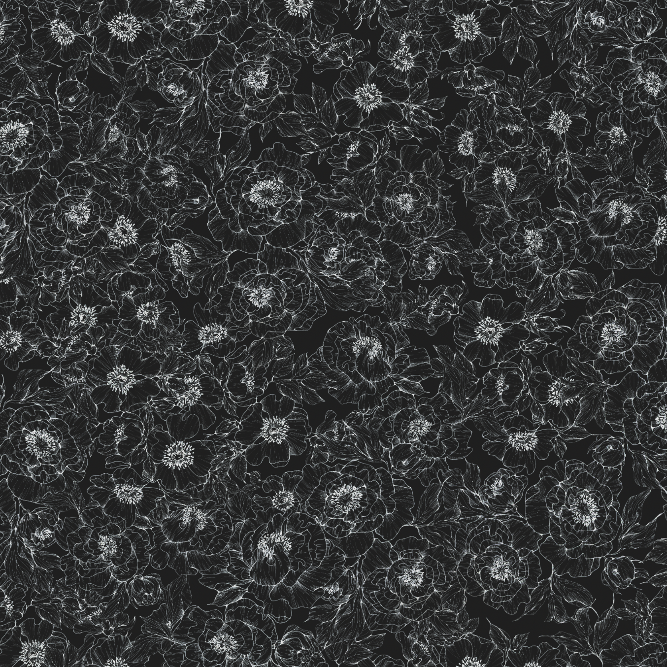 The Dutchess (Black) Wallpaper