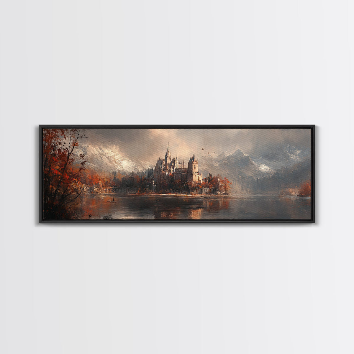 Dark Moonlit Gothic Castle