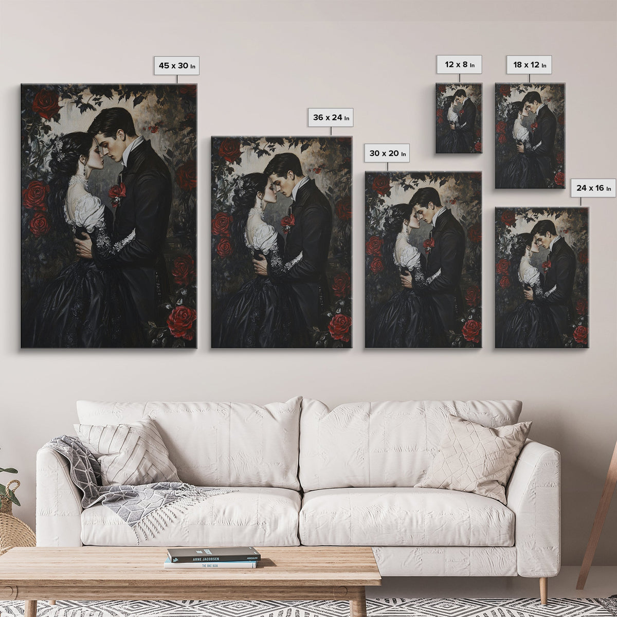 Dark Romance — Victorian Gothic Canvas