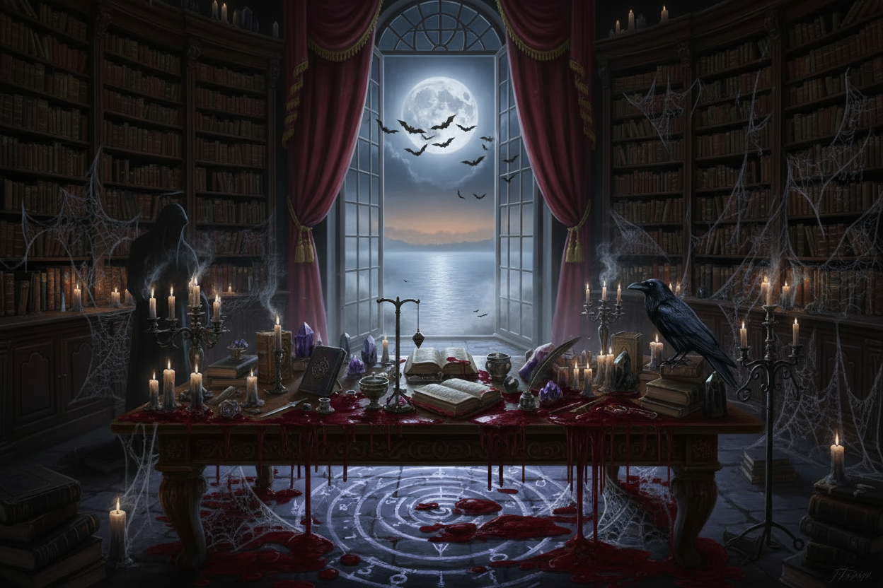 Dark Library Banner Enhanced