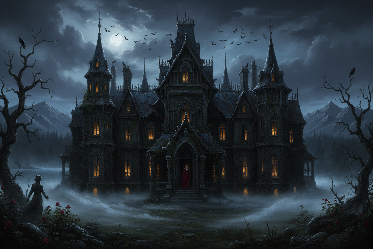Homepage Hero - Gothic Manor Portrait